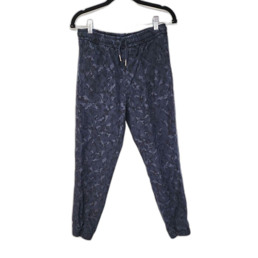 Athleta Blue Camo Farallon Jogger Pants Size 8